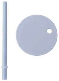 Светлосин капак със сламка за чаша, ø 7 cm - Design Letters