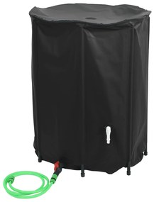 Резервоар за вода с кран, сгъваем, 750 л, PVC