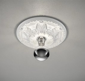 Бяло осветително тяло за таван ø 30 cm Lilly – Trio