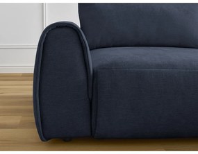 Тъмносин ъглов диван Aden – Bobochic Paris