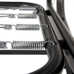 Тъмносива градинска люлка метална Rimini – Dajar