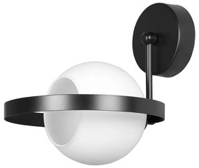 Аплик ГАЛАКСИ S, черен/бял, 1xE27