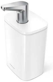 Дозатор за сапун от бяла стомана 473 ml Pulse - simplehuman