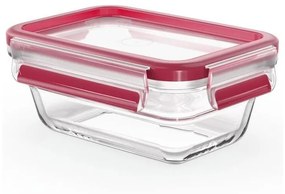 Tefal - Контейнер за храна 0,45 l MSEAL GLASS червен/стъкло