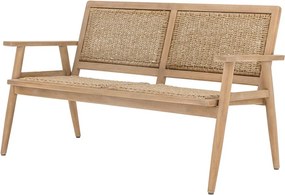 Градински диван от масивна дървесина в естествен цвят Sorrento – Bloomingville