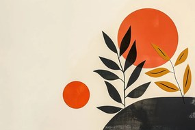 Картина на платно – Japandi листа