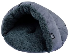 Тъмносиво легло за котка тип палатка 22x45 cm – Love Story