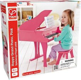 Hape - Дървено пиано - Розово