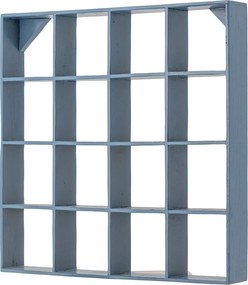 Син на няколко нива стенен рафт от рециклирано дърво 70 cm Bekka – Bloomingville