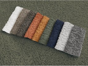 Зелена табуретка от прежда с примки от букле Montaigne – Bobochic Paris