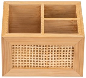 Бамбуков органайзер за баня Allegre, 12 x 9 cm - Wenko