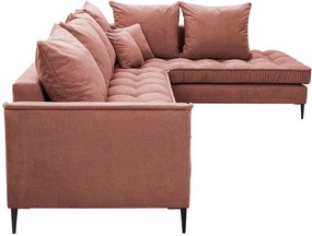 Ъглов диван Lena-Puce-Right