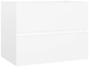 804737 vidaXL Долен шкаф за мивка, бял, 60x38,5x45 см, инженерно дърво