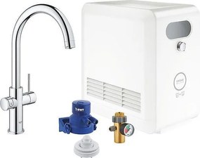 Комплект смесител за кухненски умивалник GROHE BLUE Profesional, C - чучур