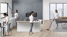 Вертикална прахосмукачка Dyson V11 Advanced Nickel/Purple 479333-01, 200AW, 760 мл, 125000 об/мин, Автомония 60 мин, HEPA, Лилав/Никел