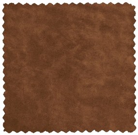 Тапициран трапезен стол с подлакътници в цвят кафяв коняк Fenne – WOOOD