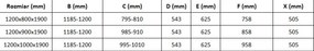 Mexen Omega плъзгаща се душ кабина 120 x 70 см, прозрачна, хром + поддушово