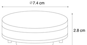 Комплект от 5 смарт GX53 димируеми LED крушки 9W 806LM 2700K-6500K