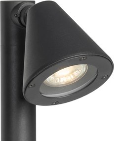 Модерен външен стълб черен 100 см IP44 Регулируем - Ciara