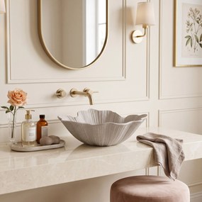 Умивалник за плот Rea Flower Beige