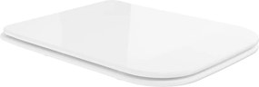 Mexen тоалетна седалка със забавено падане, тънка, дуропласт, бял гланц - 39090100