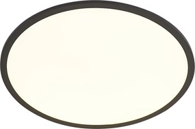 Smart LED панел черен 60cm вкл. LED димиране до топло с дистанционно управление - Knob