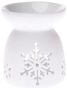 Ароматерапевтична лампа от бял порцелан, височина 9 см - Dakls