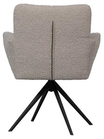 Бежов тапициран трапезен стол Vinny – WOOOD