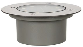 Комплект от 6 стоманени наземни прожектори с LED IP65 соларни - Terry