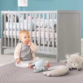 Сиво детско креватче 60x120 cm Hamburg – Roba