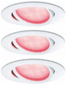 Paulmann 93940 -К-кт 3x LED RGBW/2W IP23 Димируем Лампа за вграждане в баня 230V