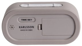 Сив гумиран будилник Gummy - Karlsson