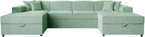 Ъглов диван Santos U-Мента