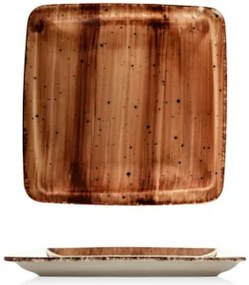 Gural Porselen - Brown Квадратна чиния 17x17cm. (NBNORD17X17DU50KH)