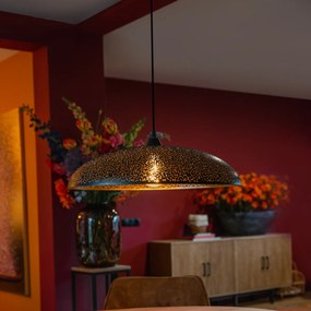 Ориенталски висящ аплик черен със злато 60 см - Japke