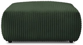 Тъмнозелена табуретка от рипсено кадифе Lucien – Bobochic Paris