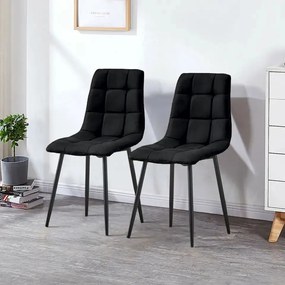 Кухненски стол Mona-черен (4) парчета