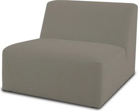 Светлокафяв модулен диван от букле (среден модул) Roxy – Scandic