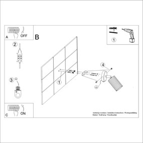 Прожектор в тухлен цвят 8x16 cm Gleam – Sollux