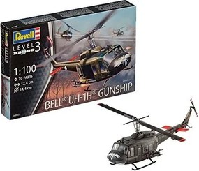 Revell - Сглобяем модел - Въртолет Bell UH - 1H