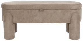 Светлокафява пейка Orly – White Label