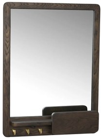 Огледало с дървена рамка 45x10 cm Inverness - Rowico
