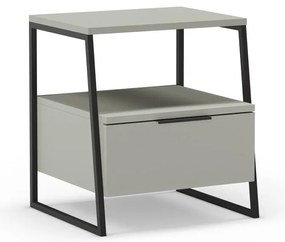 Зелено-сиво нощно шкафче Velia – Marckeric