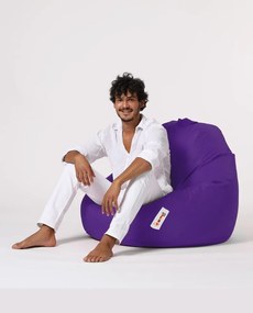Градински пуф Premium XXL, цвят Лилав