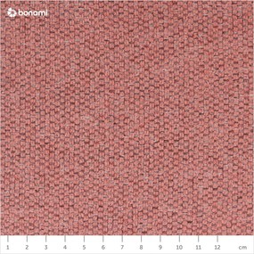 Розов ъглов разтегателен диван , десен ъгъл Liege - Interieurs 86