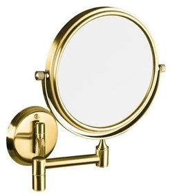 Козметично огледало 18x25 см неръждаема стомана/златно