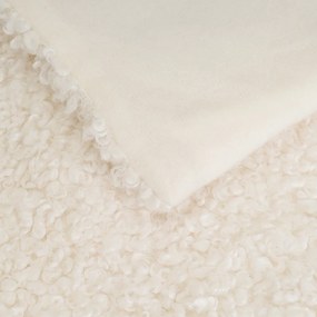 Бяло одеяло от шерпа 130x160 cm Sherpa – Casa Selección