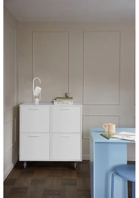 Бял нисък скрин 89x82 cm Keep by Hammel - Hammel Furniture