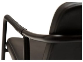 Черно кресло от изкуствена кожа Boto - DAN-FORM Denmark