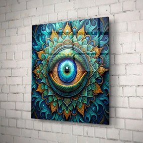 Стъклено АРТ пано с мистично око – модерна декорация за дома